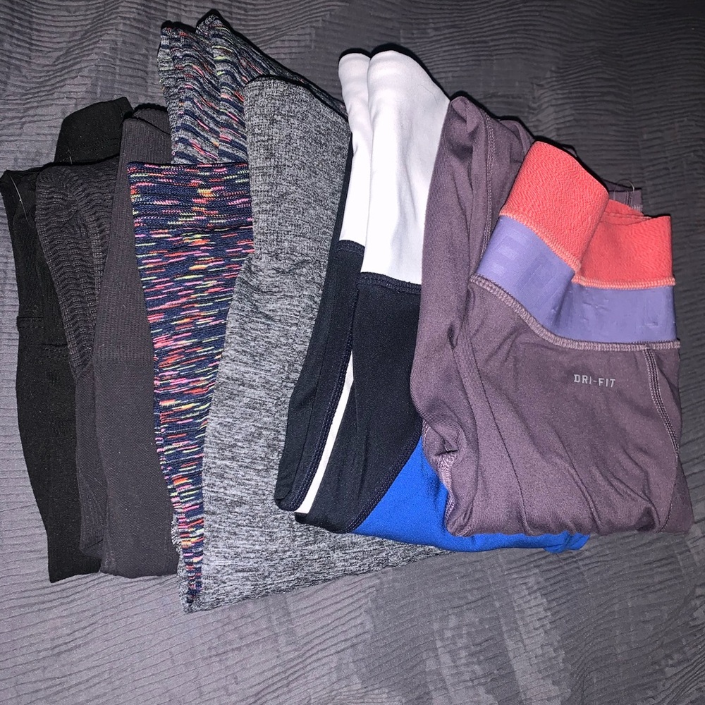 Leggings bundle including Nike dri fit and athleta